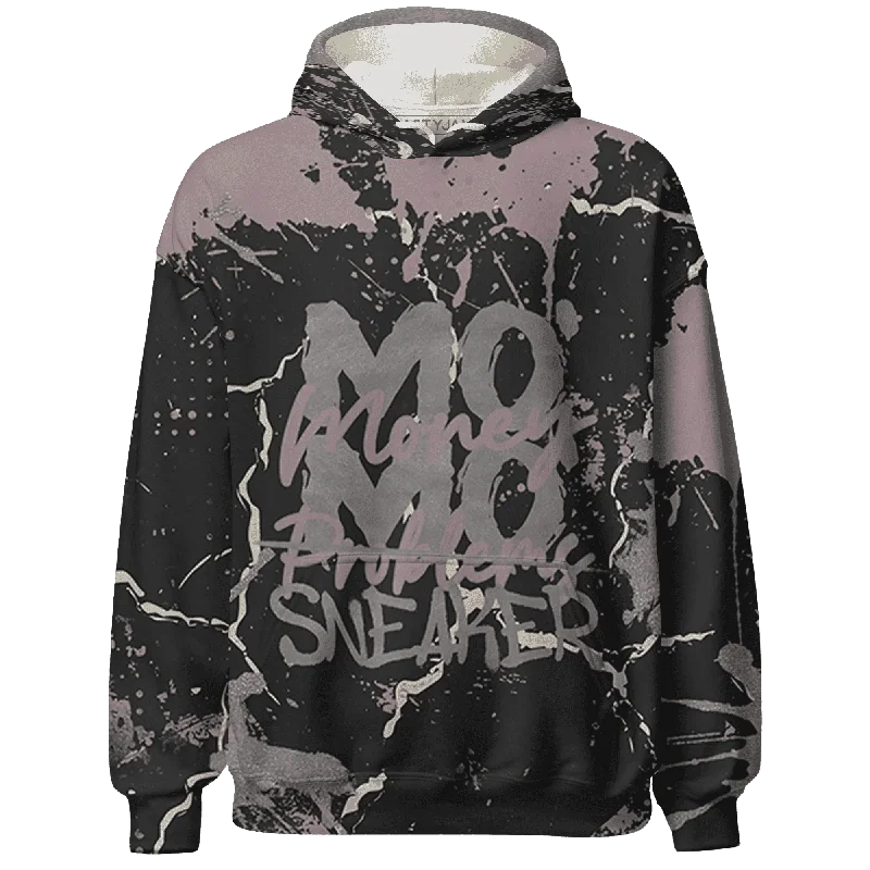 High-Quality Unisex Fashion Basics Exclusive Designer Style Deals NastyJamz Black Violet Ore 3s Hoodie Match MO sneaker All-Over Print