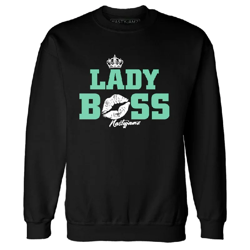 Everyday Wear For Men And Women Flirty Fashion Discounts High OG Green Glow 1s NastyJamz Sweatshirt Match Lady Boss