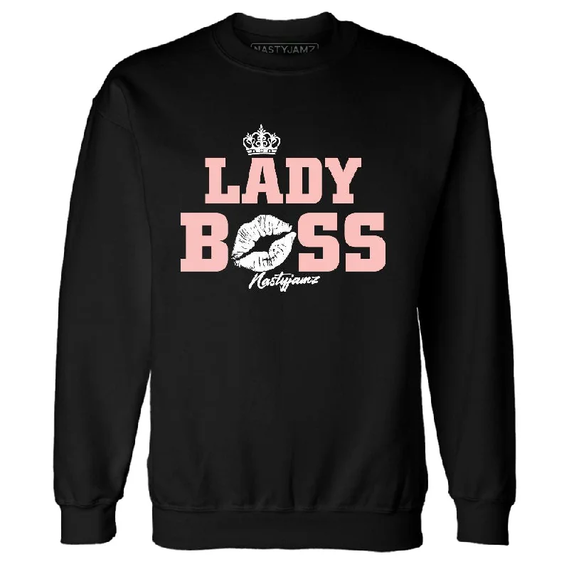 Fashion-Forward Gender-Neutral Outfit Ideas Elevated Casual Discounts Low Legend Pink 11s NastyJamz Sweatshirt Match Lady Boss